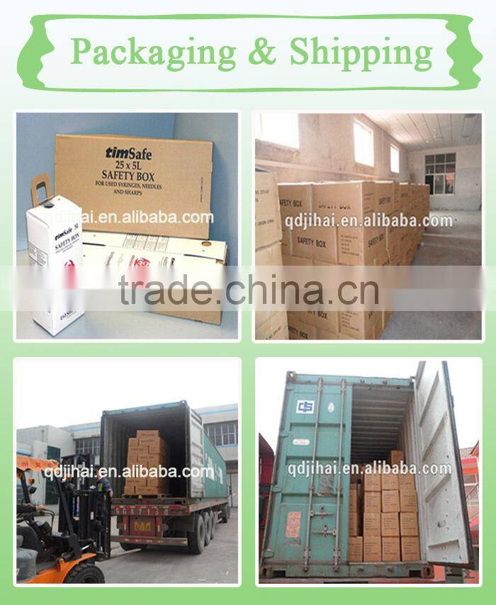 Fast moving consumer goods medical sharps box/syringe disposal box