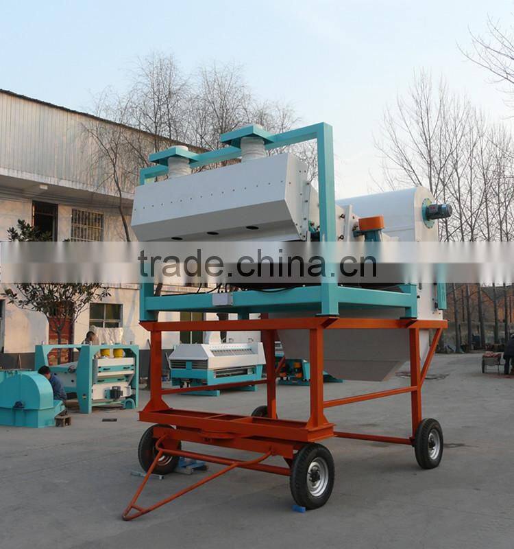 Mobile complete sets of cleaning machine for yellow corn