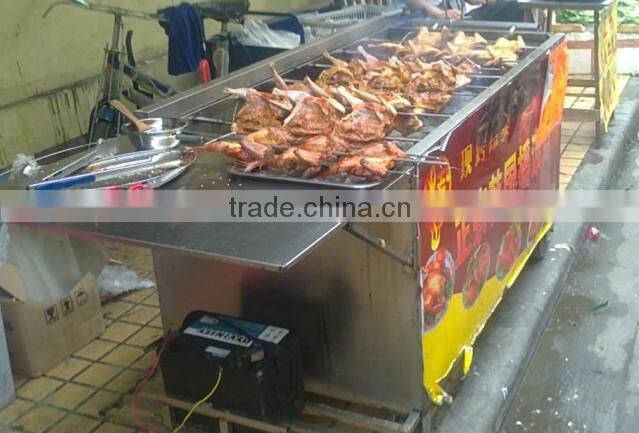 Stainless steel barbecue grill,charcoal rotisserie, charcoal chicken rotisserie(ZQJ-6H)