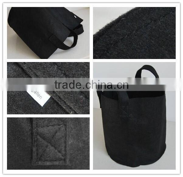 2016 nonwoven biodegradable folding fabric pot / maintains necessary balance between air soil and water