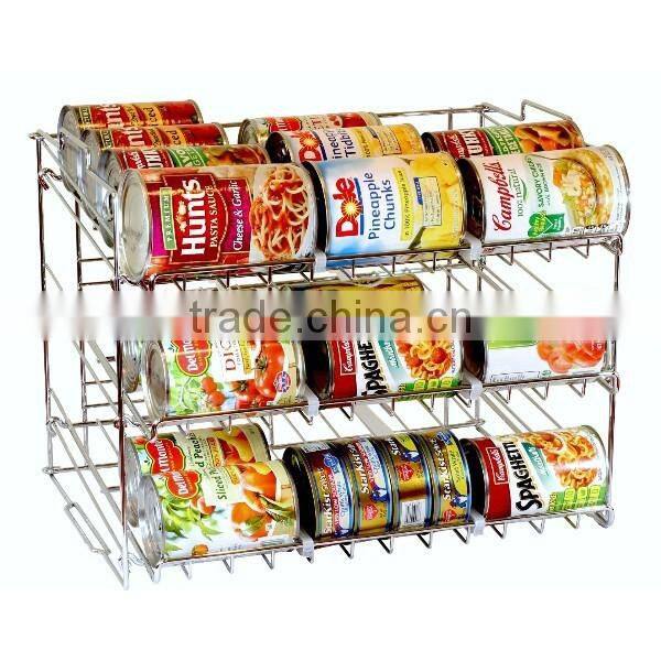 Double-high Soup Can Canned Goods Storage Display Rack