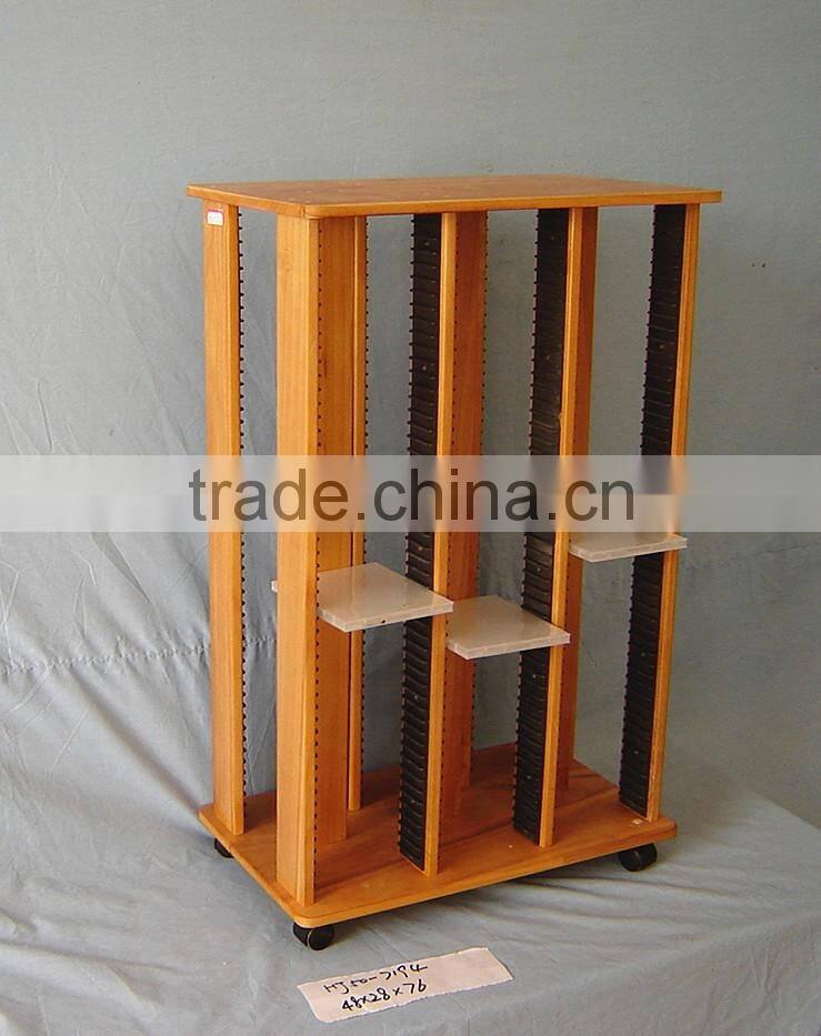 Custom unfinished wooden cd rack wholesale