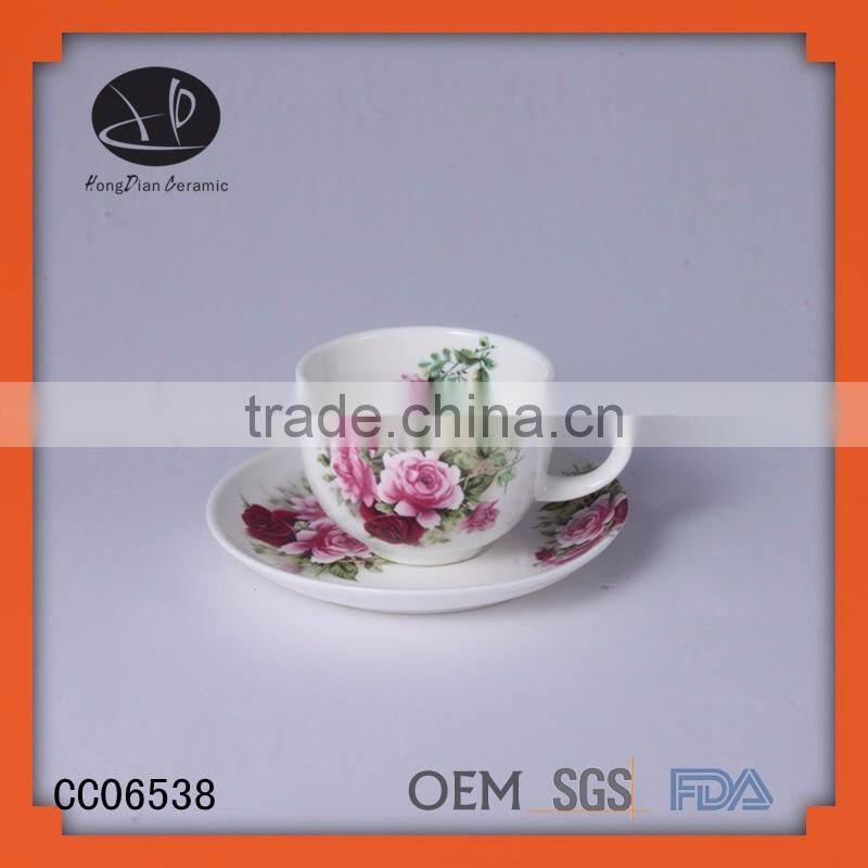 CERAMIC ROSE COFFEE CUP wholesale