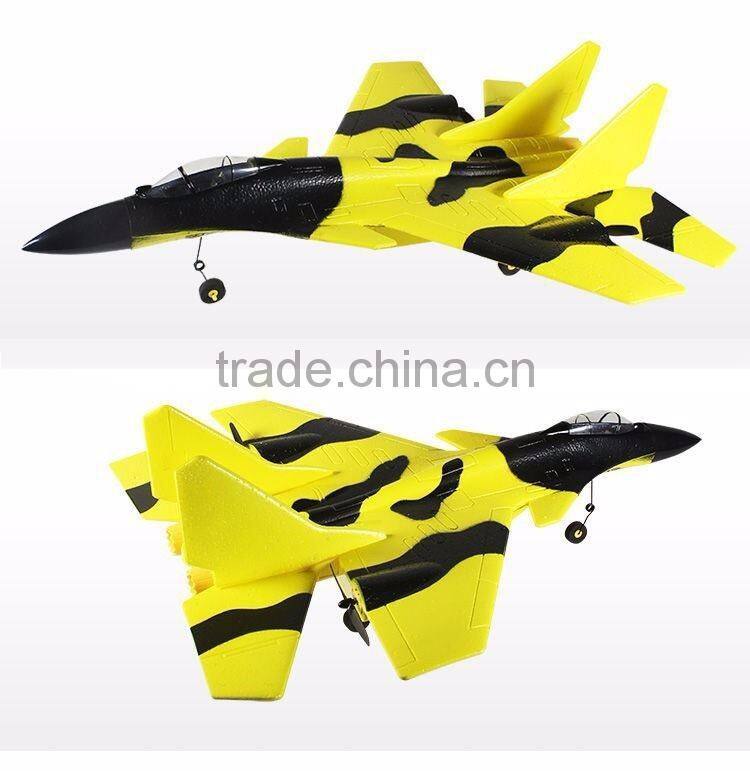 SU27/QJ15 Model Airplane, 2.4G Radio Control Toy Fighter, RC Stunt Flying Aircraft With LED Flashing Tape