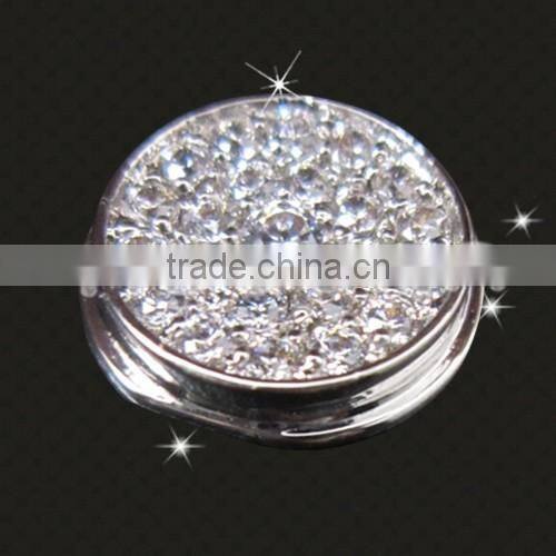 Diamond shiny home button for iPad, luxury gold plated accessories for iPad