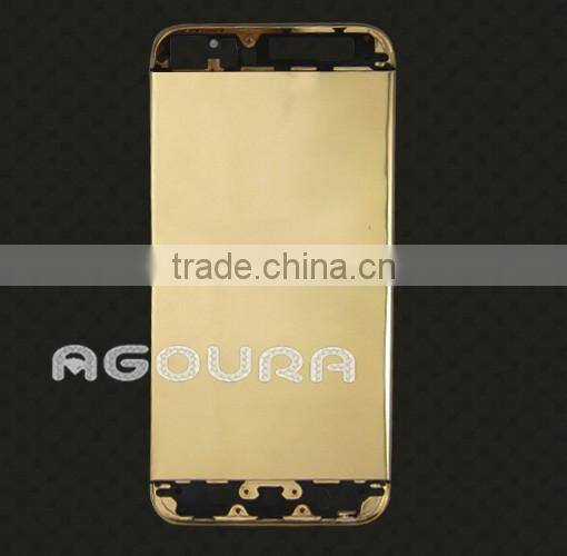 Hot selling luxury case 24ct real gold housing for iphone 5,gold housing for iphone 5,for iphone 5 luxury housing