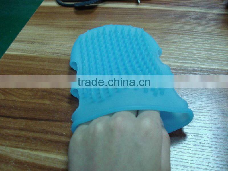 The new Europe wind bath special silicone glove