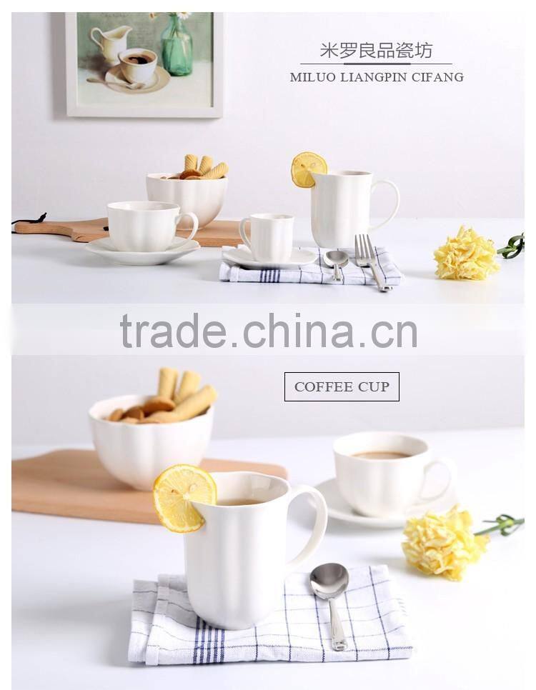 wholesale 400ml cheap customized white ceramic baking home bowl