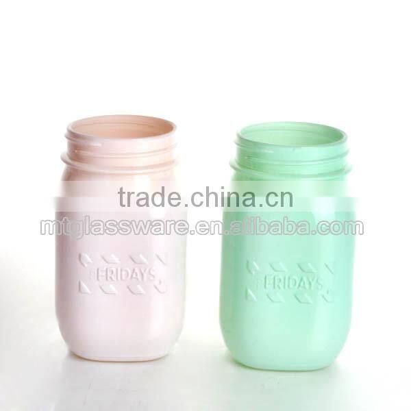 high quality glass mason jar glass vases for home decoration