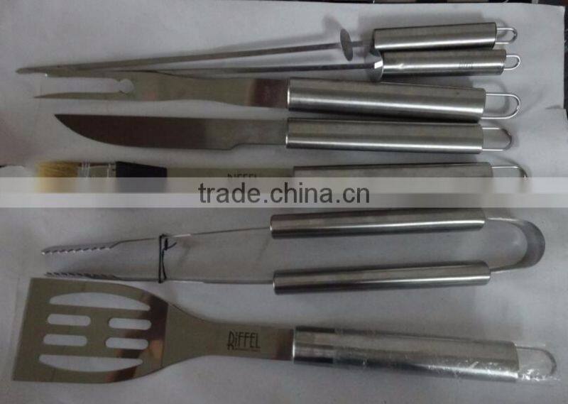 Wholesale stainless steel barbecue tool set with case