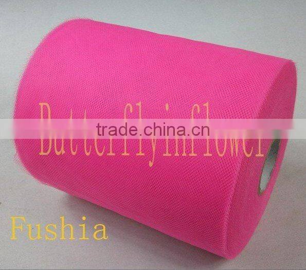 6inch tulle COLORFUL TULLE BRIGHT COLOR HIGH QUALITY