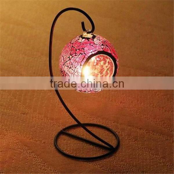 Mosaic Glass Lantern Candle holders Hanging Candle lantern Garden Light