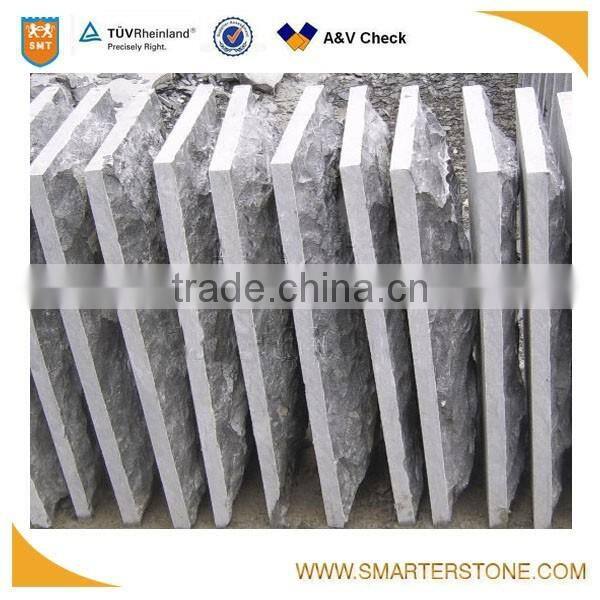 Grey limestone mushroom tiles for walling