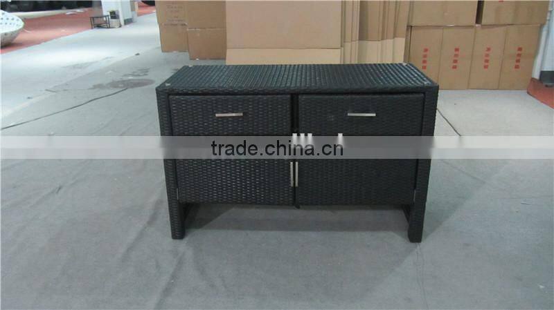 Hot Sale Garden Outdoor Accessory Rattan Cabinet