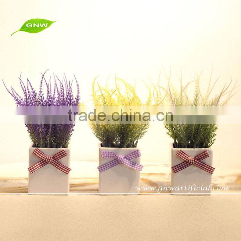 GNW GP001 New 2014 Product Ideas Potted Artificial Plants and Trees Wedding Table Decoration