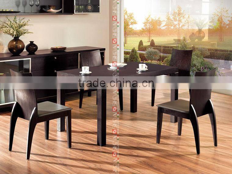 Buffet Server Sideboard Table Wine Cabinet With Drawers Glass Doors Wood Wenge N6303