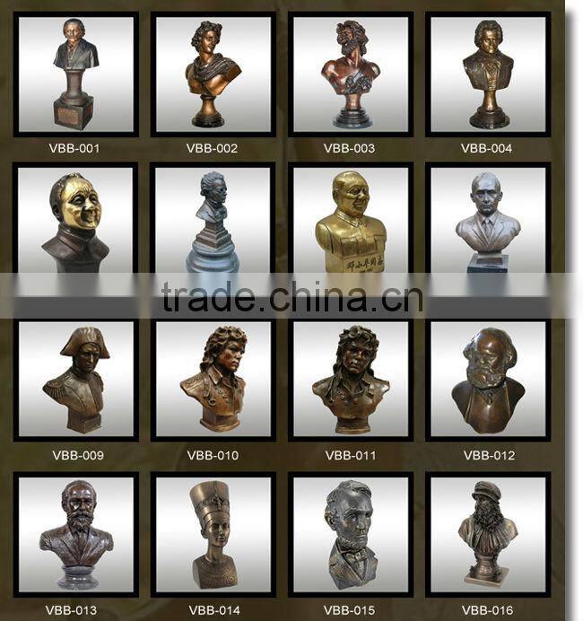 high quality bronze beethoven bust statue