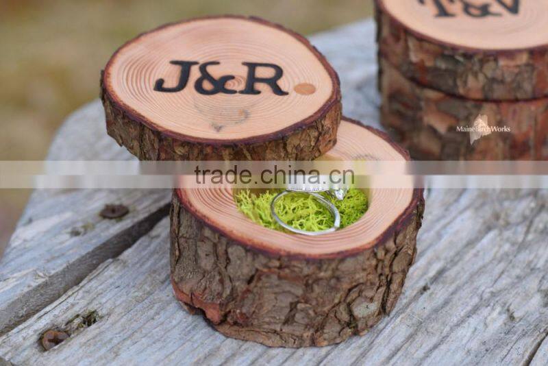 Personalised wedding Wooden Ring Box