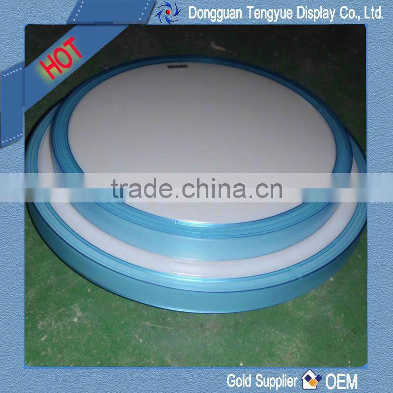 PVC vacuum forming of plastic lamp shade