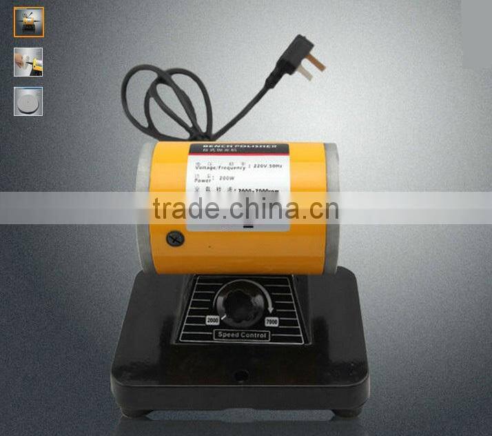 200w 110mm 150mm Power Small Bench Polishing Machine Mini Electric Bench Polisher Buffer