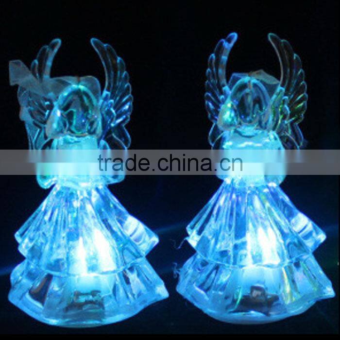 Colorful Acrylic Crystal Angel Nightlight, HOT 098, LED christmas decorative lights