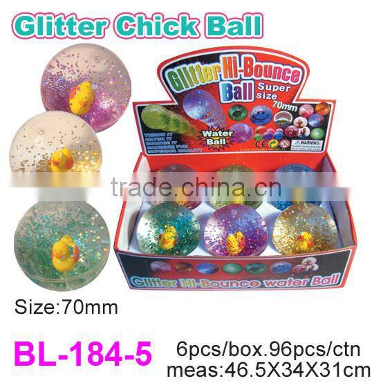 Promotional Glitter Dinasaur Bounce Ball/Hi Glitter Bounce Ball