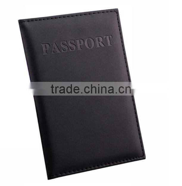 New Universal Womens Mens PU Leather Passport Holder Cover Ticket Protector Case