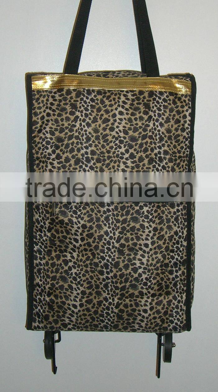 FOLDING SHOPPING BAG/ FOLDING SHOPPING CART with WHEELS