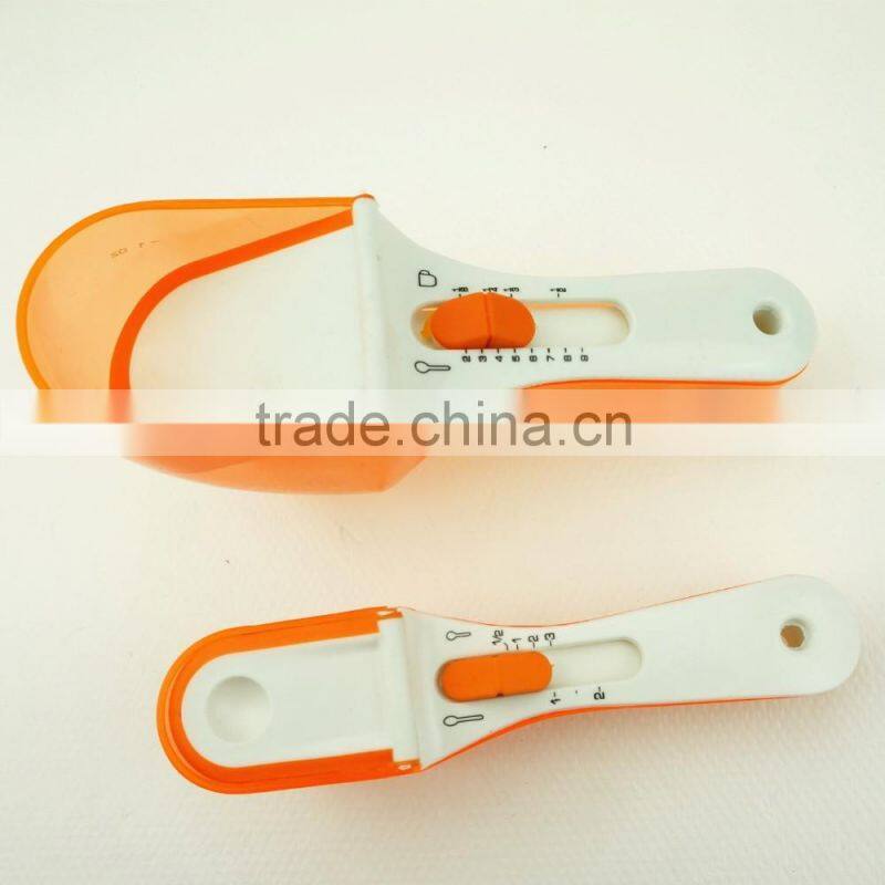 47061 Magnet Adjustable Plastic Kitchen Measuring Spoon
