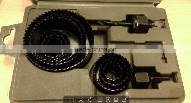 9pcs Superior quality hole saw set