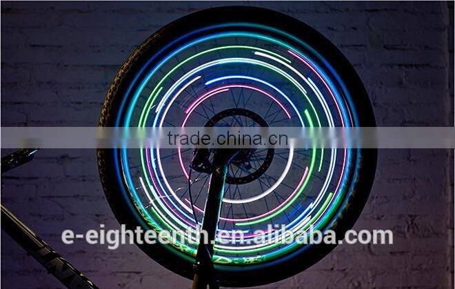 18 Neon LED Bicycle Bike Wire Tyre Wheels Spoke Light String Wire Colorful 2M