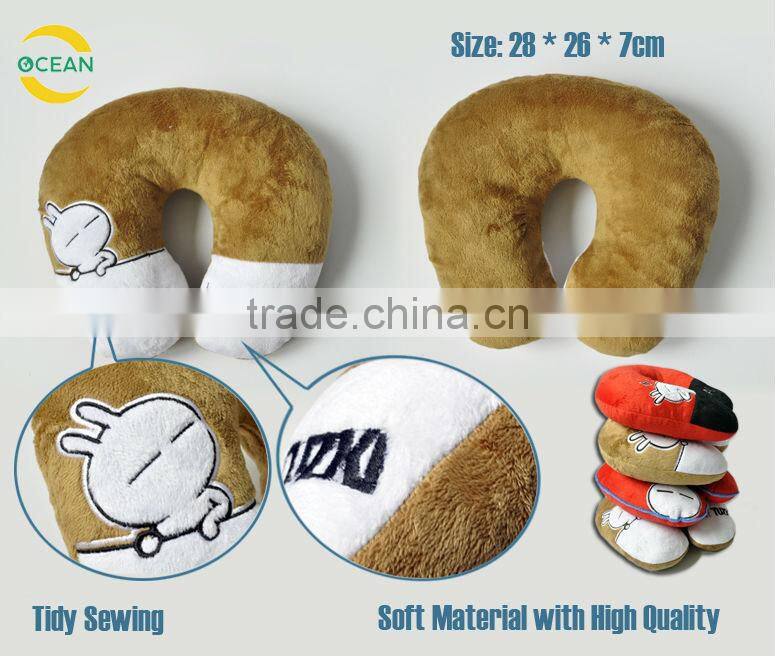 Tuzki U Shape Soft U Shape Korean Neck Pillow Case Padding with High Quality PP Cotton