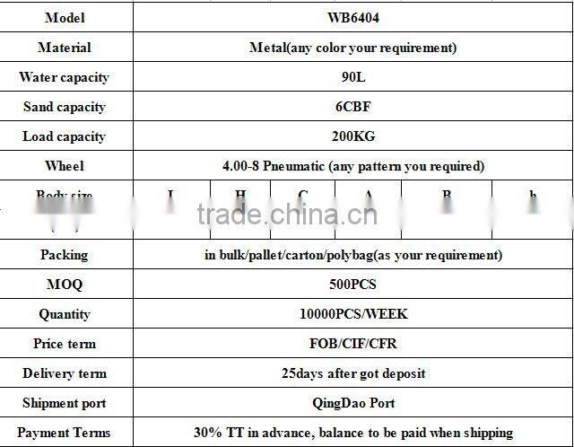 building gardening wheel barrow