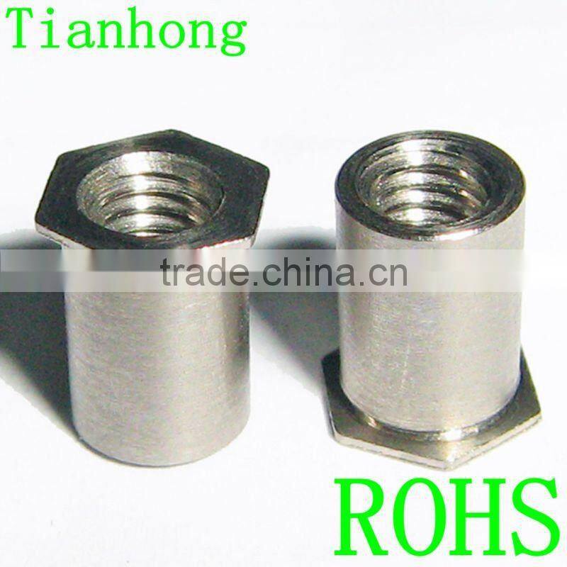 Cylindrical stainless steel turning parts used in machinery