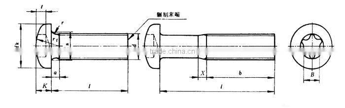 OEM Titanium Torx Bolts M4