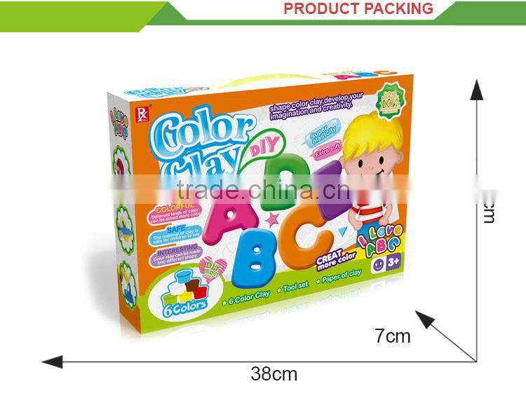 Wholesale kids diy intelligence craft girl play game toys color clay