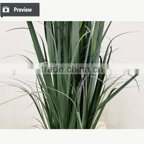 Wholesale Artificial Grass Synthetic Potted Grass Onion Grass with Bulrush