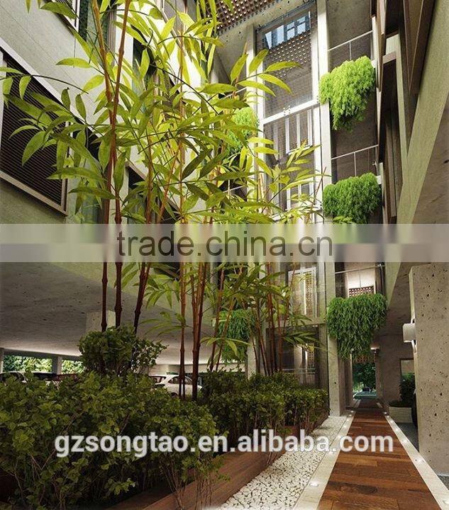 2015 New sale 300cm Artificial bamboo fake bamboo for hall decoration indoor