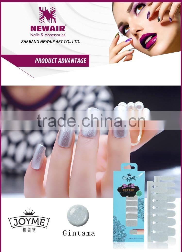 Nail art wholesale bettter nail patch nail polish strips