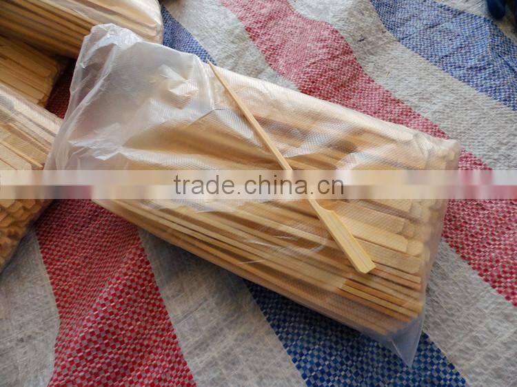 ZHUPING natural disposable flat bamboo skewers flat bamboo sticks