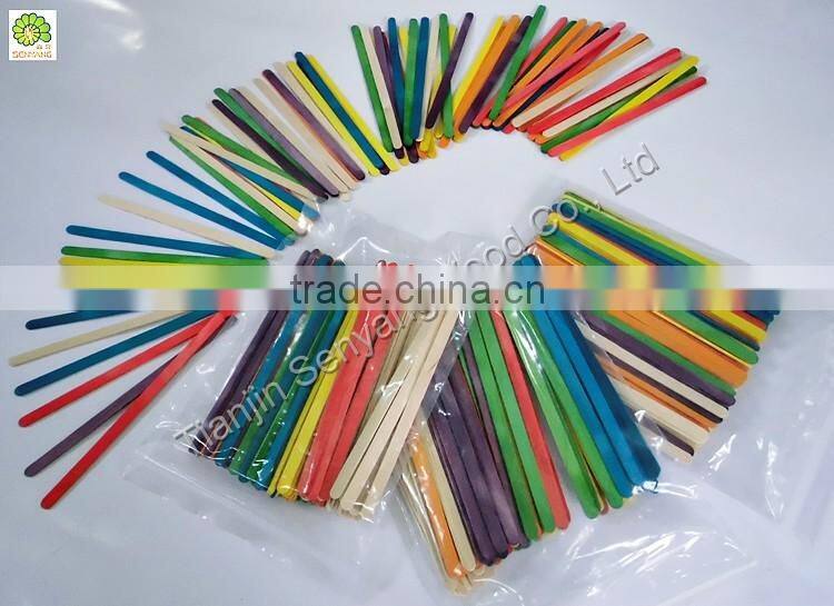 Flexible toys arts and crafts round wooden stick