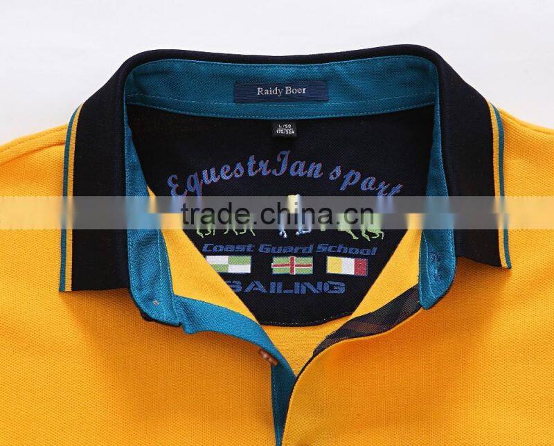 Men long sleeves polo t shirt