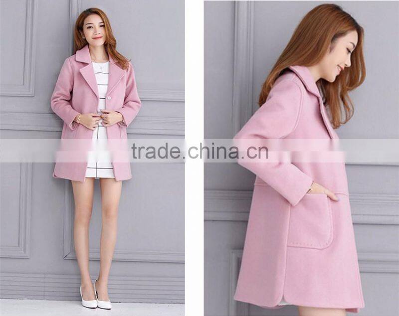 Fashion design korean women coat, new ladies coat