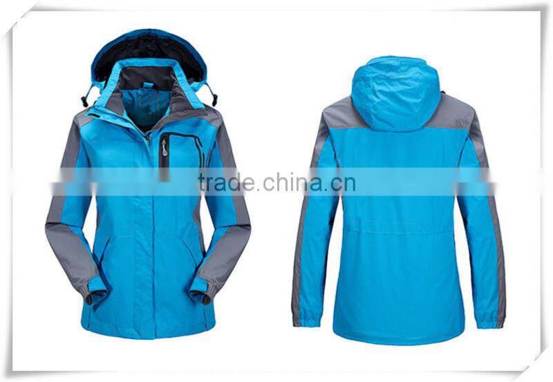 Basic cheap unisex plain outdoor jacket for adult