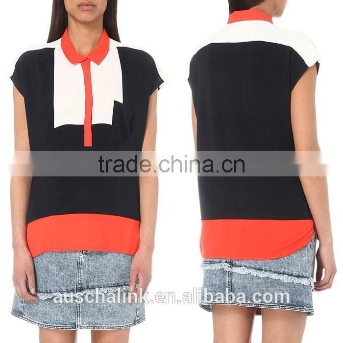 2016 new design women sport polo shirt customized factory price