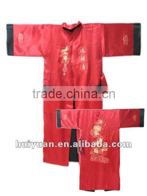 long silk robe