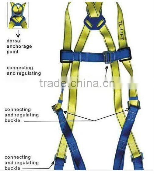 fall protection safety harness color as customered