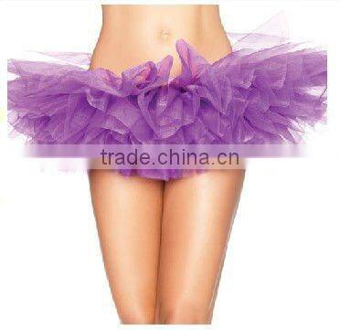 colorful sexy 5layer adult tutu skirt for women