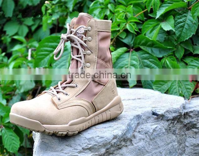 Fashion winter army boots Genuine Leather Tactical Men's working Combat Hunting Military Boots