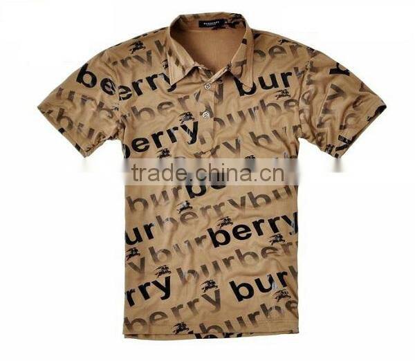 2013 latest fashion 100% cotton polo t-shirt wholesale